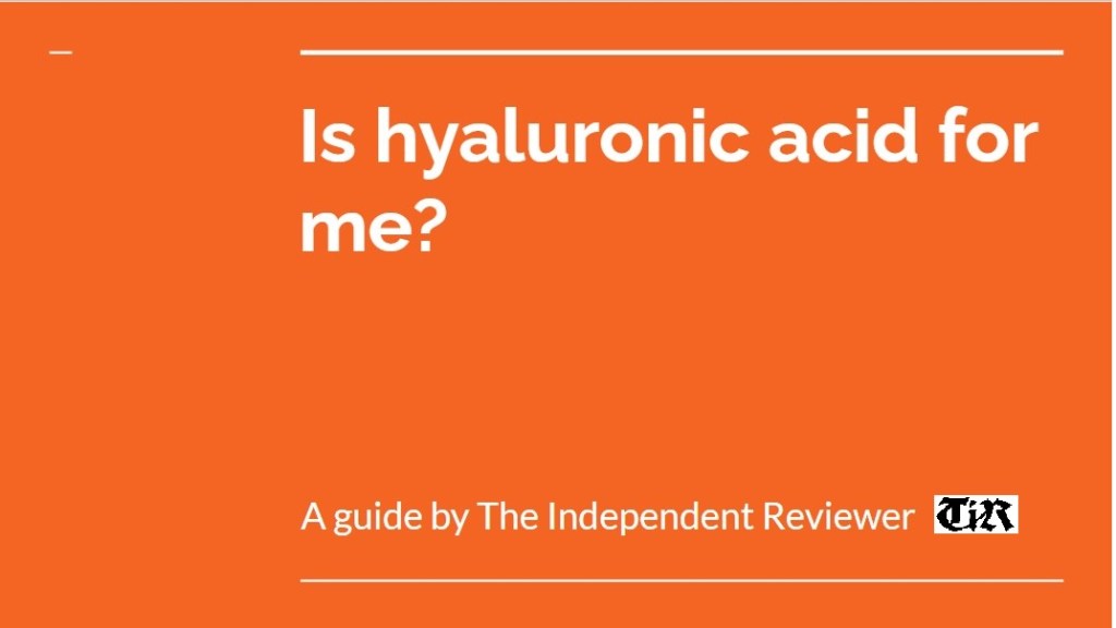 Concerned? What is hyaluronic&nbsp;acid?