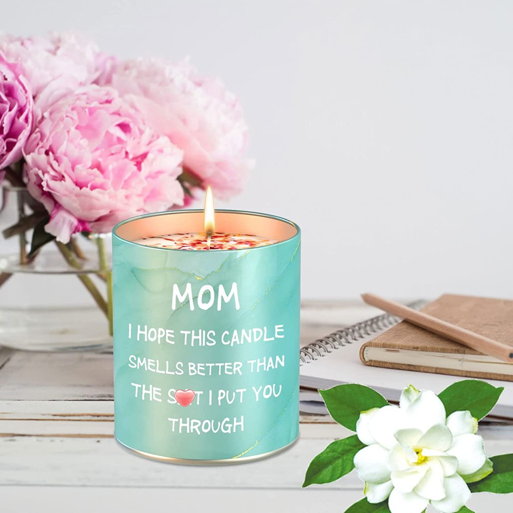 I hope this candle smells better than the sht I put you through