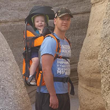 Luvdbaby Premium Baby Backpack Carrier for Hiking - Baby Carrier Backpack for Toddlers - Ergonomic Hiking Child Carrier Backpack