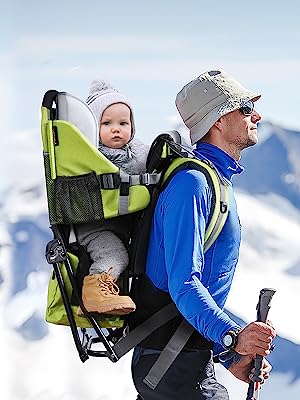 besrey Baby Backpack Carrier for Hiking Toddler Backpack Carrier Child Carrier Green